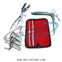 Hegar uterine dilator set 2pieces 7-8, 11-12, mathieu speculum, grave large, collin 3pcs